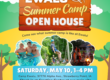 Summer Camp Open House event details for May 10